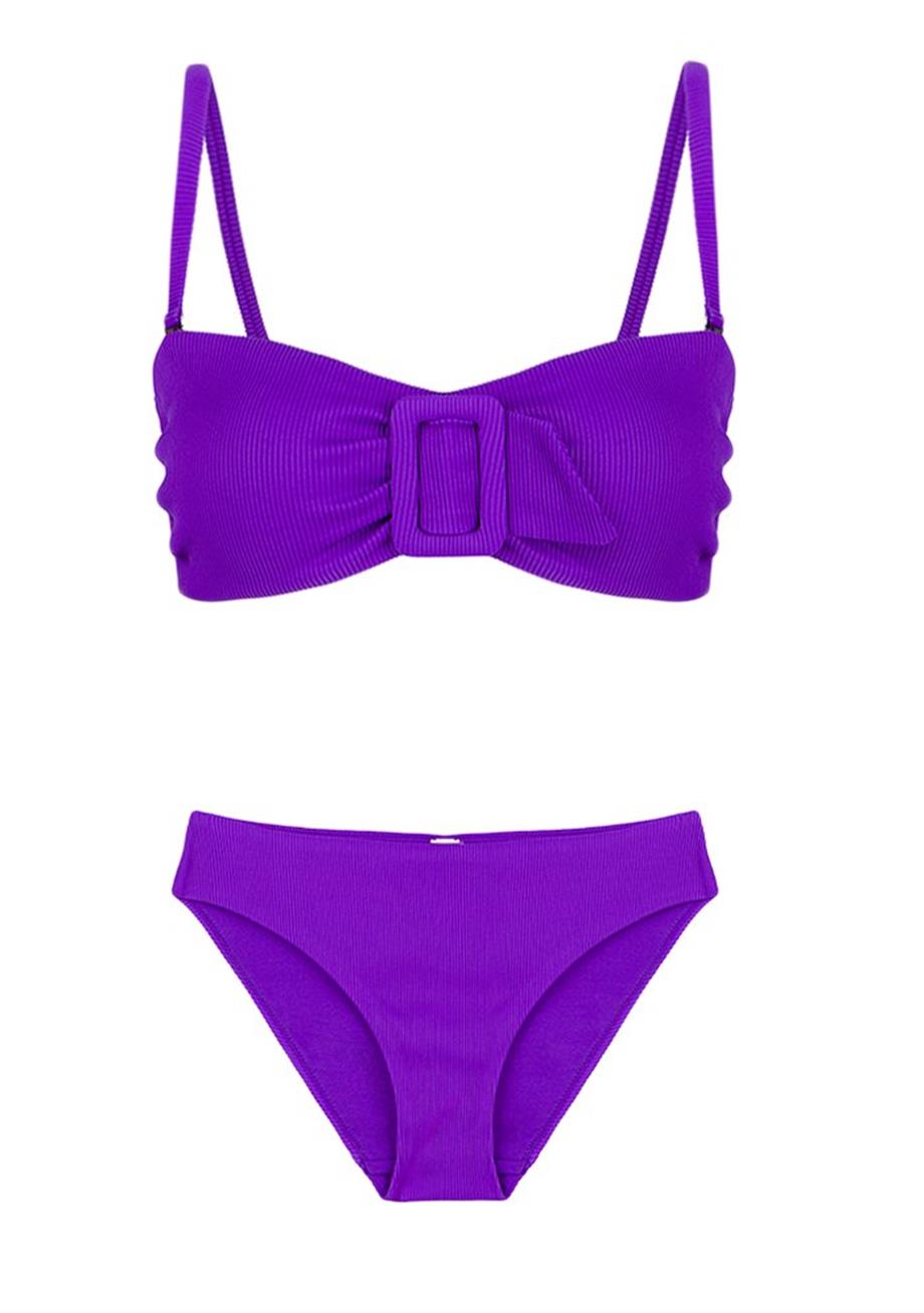 Retro Shore Balenli Bikini Üstü