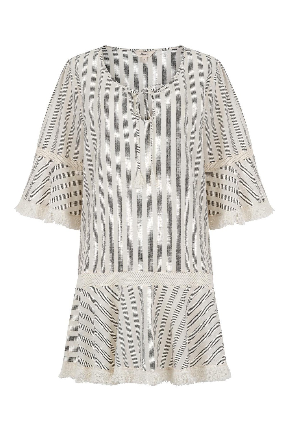 Striped Crude Mini Dress