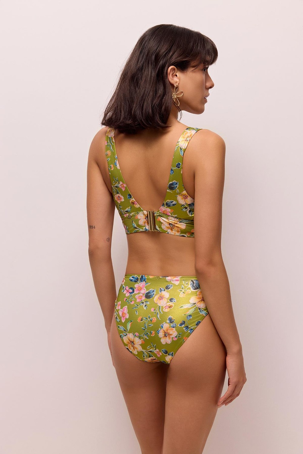 Unakite Derin V Yaka Bikini Üstü