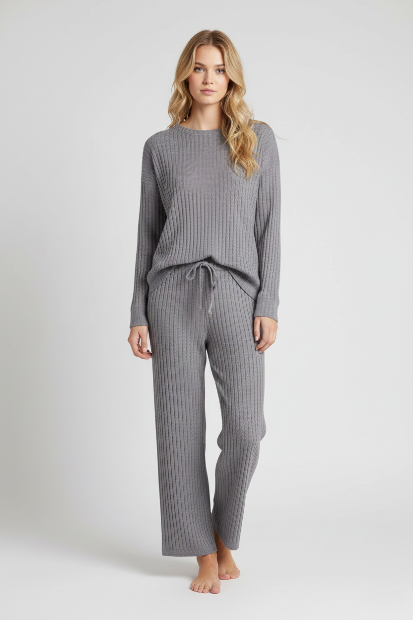 Winter Loungewear Uzun Kollu Tişört