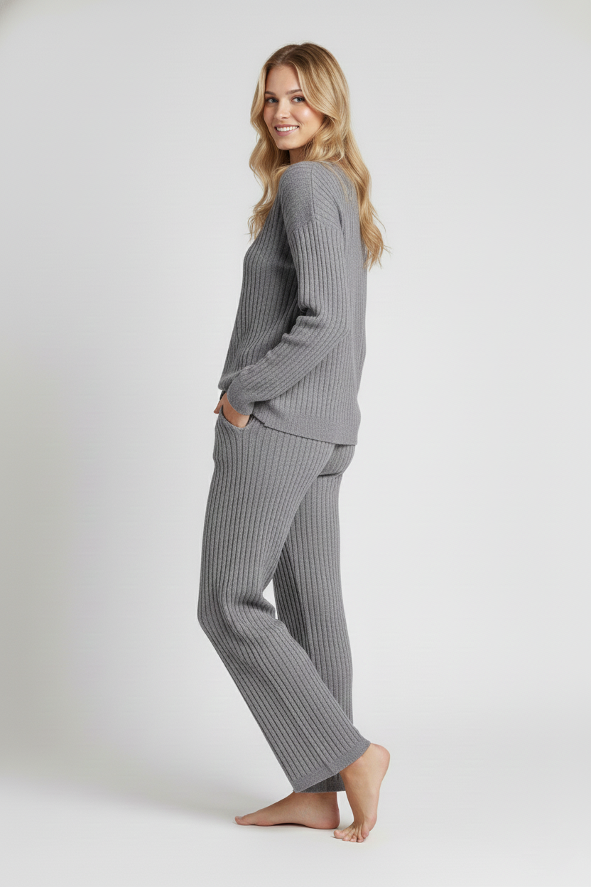 Winter Loungewear Uzun Kollu Tişört
