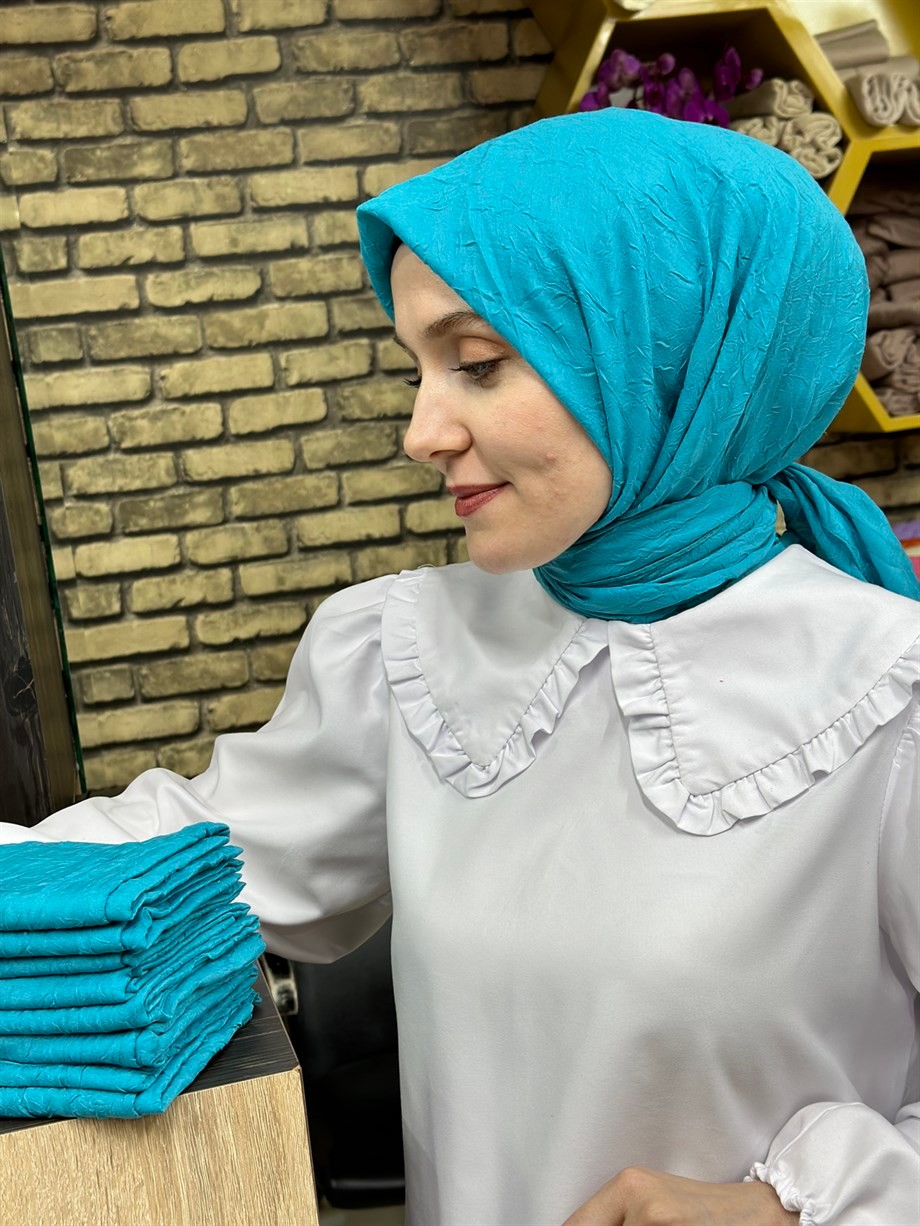 Bambu Eşarp A. Turkuaz (36 Numara)