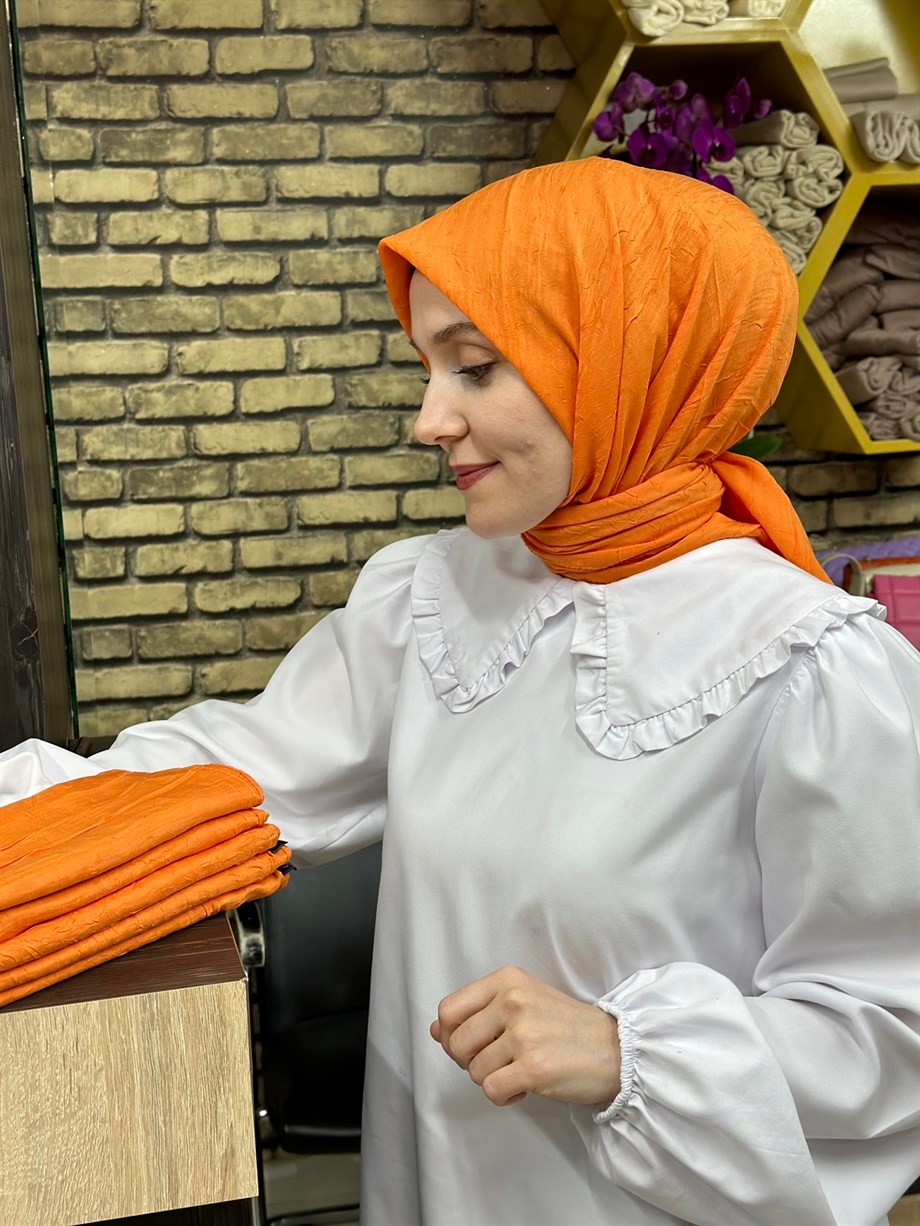 Bambu Eşarp Açık Turuncu (33 Numara)