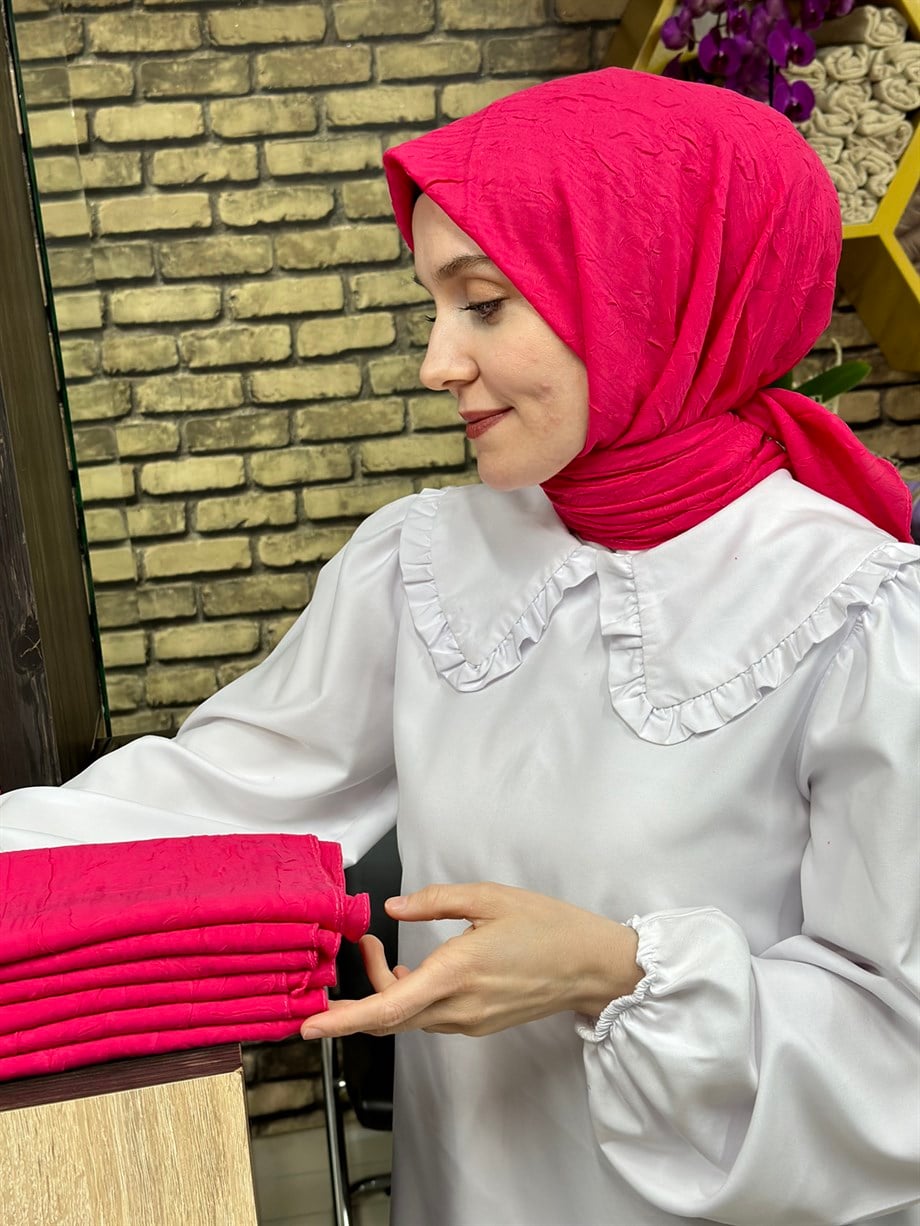 Bambu Eşarp Fuşya (27 Numara)
