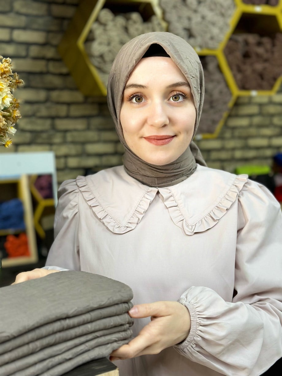 Bambu Eşarp Küllü Gri (40 numara)