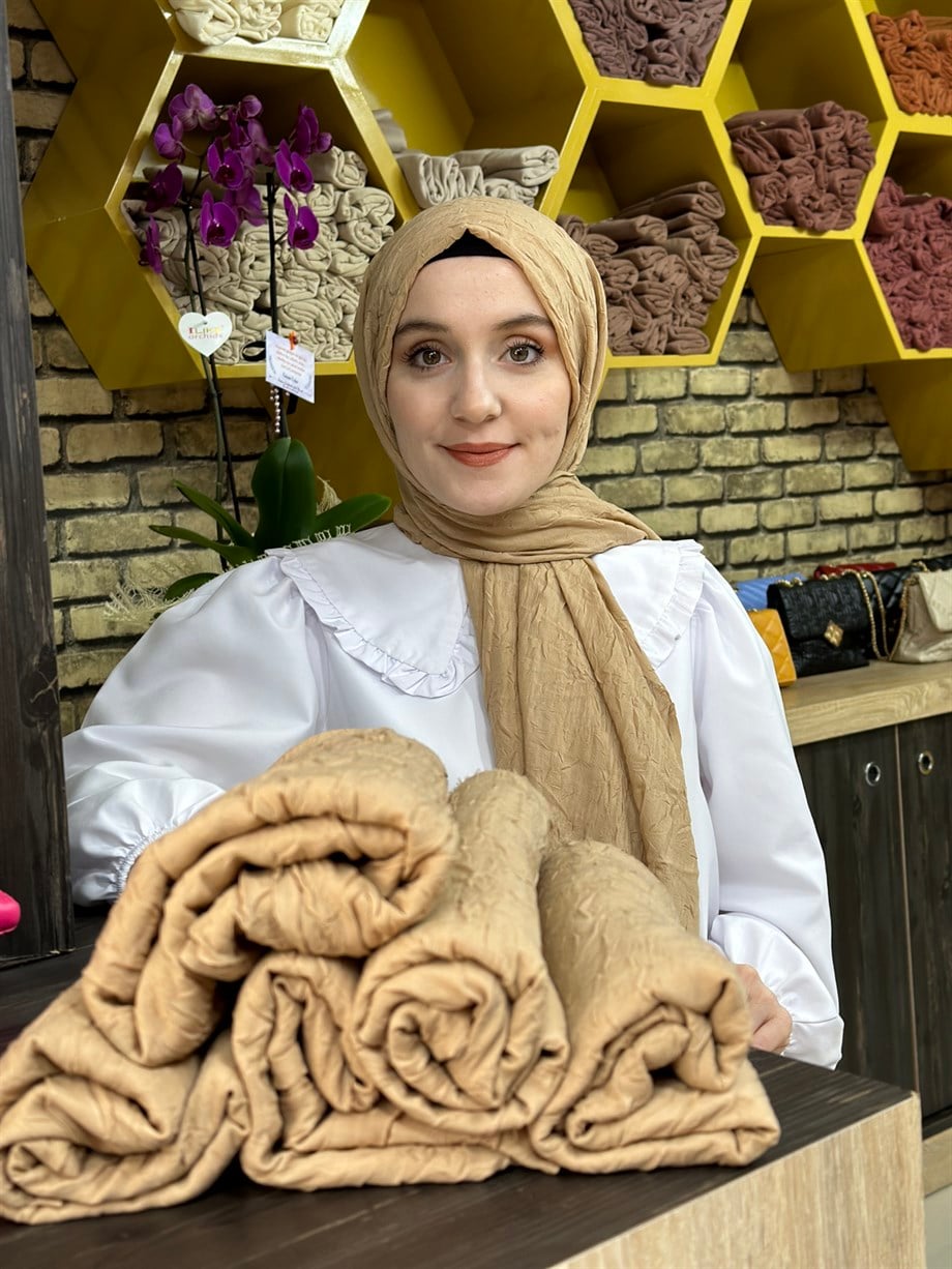 Bambu Şal Camel (3 Numara)
