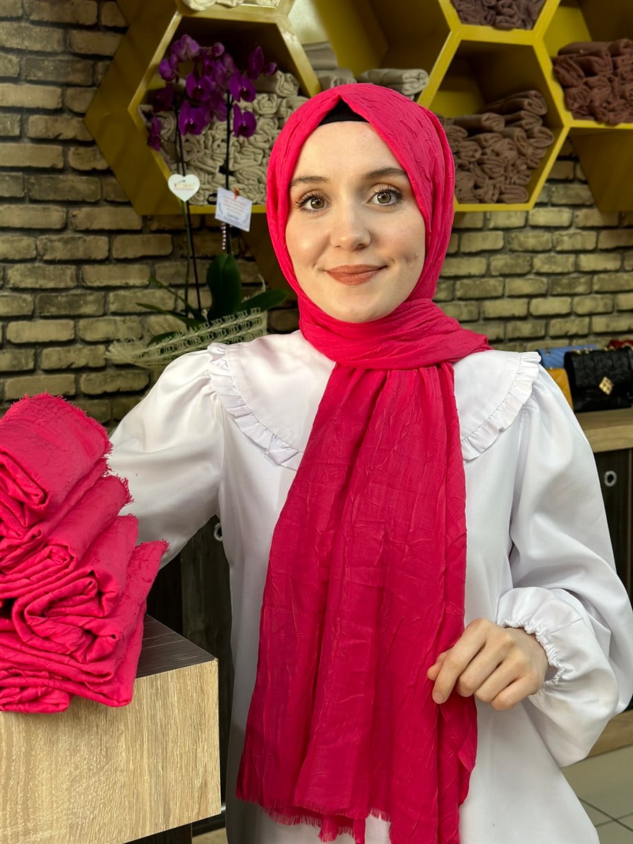 Bambu Şal Fuşya (29 Numara)