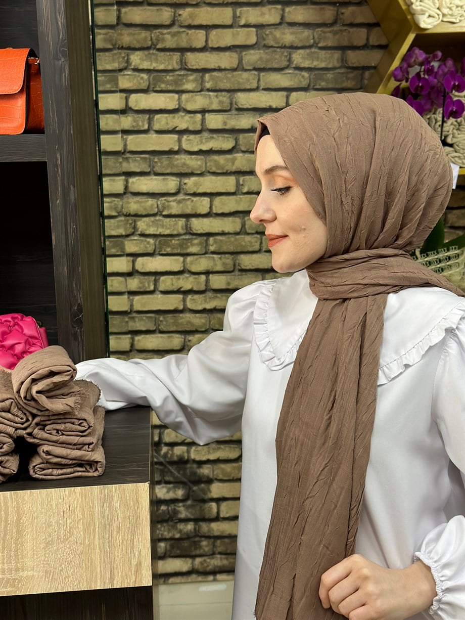 Bambu Şal Vizon (5 Numara)