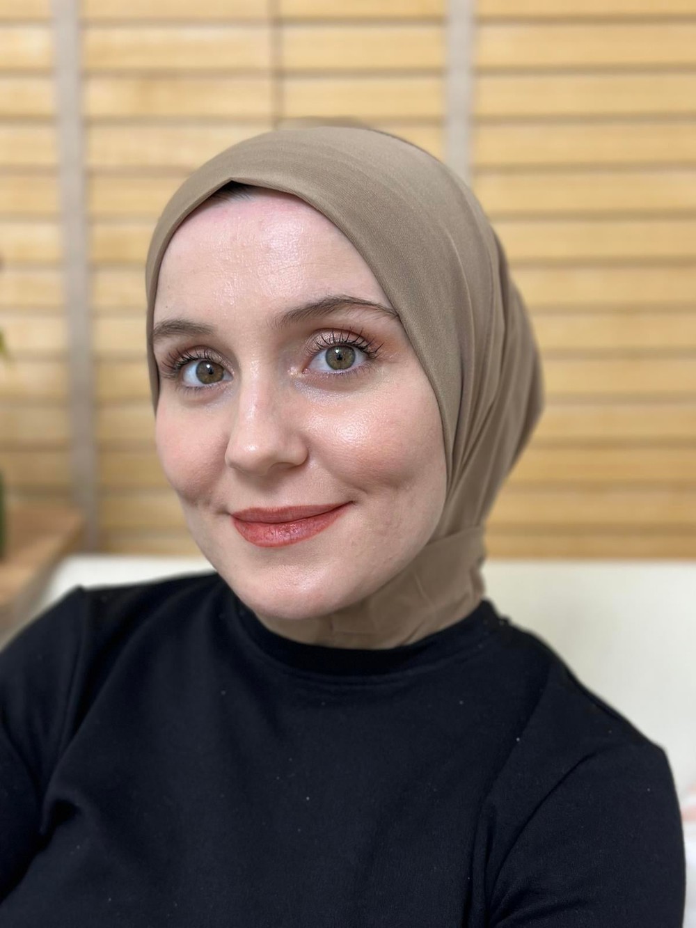 Çıtçıtlı Şal  Kahverengi