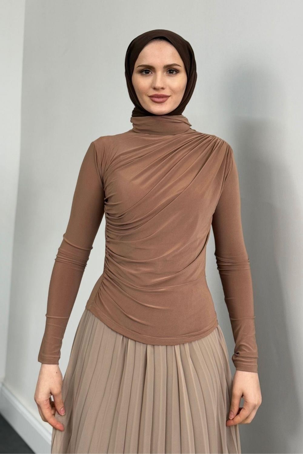 Normany Bluz Camel