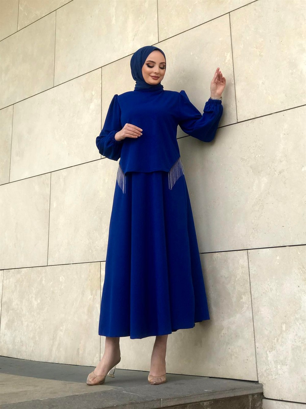 Poppy Etekli Takım Saks