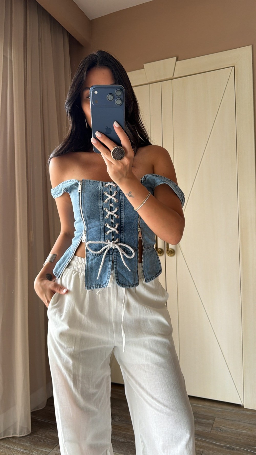 Denim Vanna Büstiyer