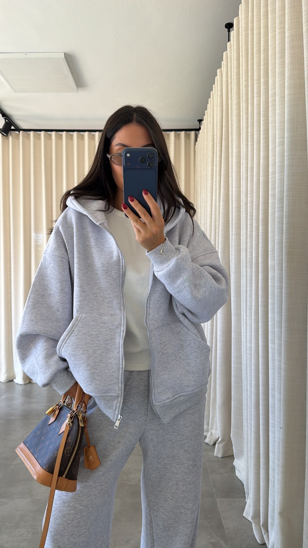 Gri Toky Fermuarlı Sweatshirt