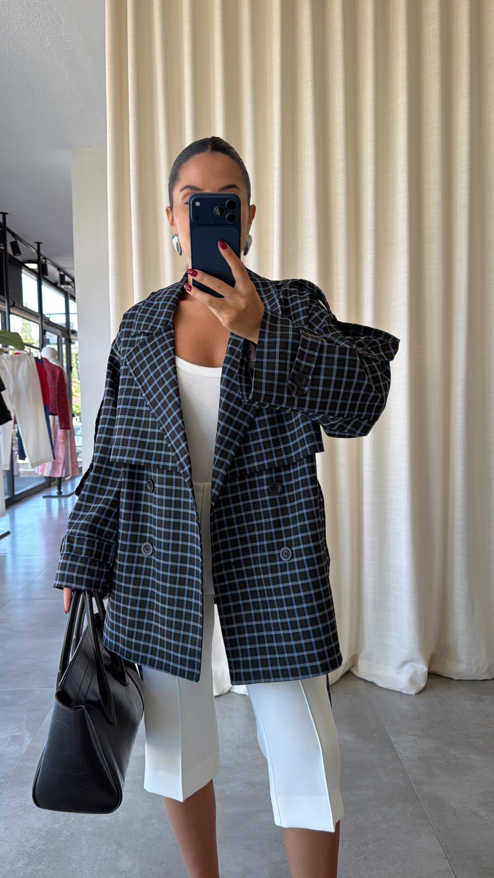 Lacivert Alonso Trench