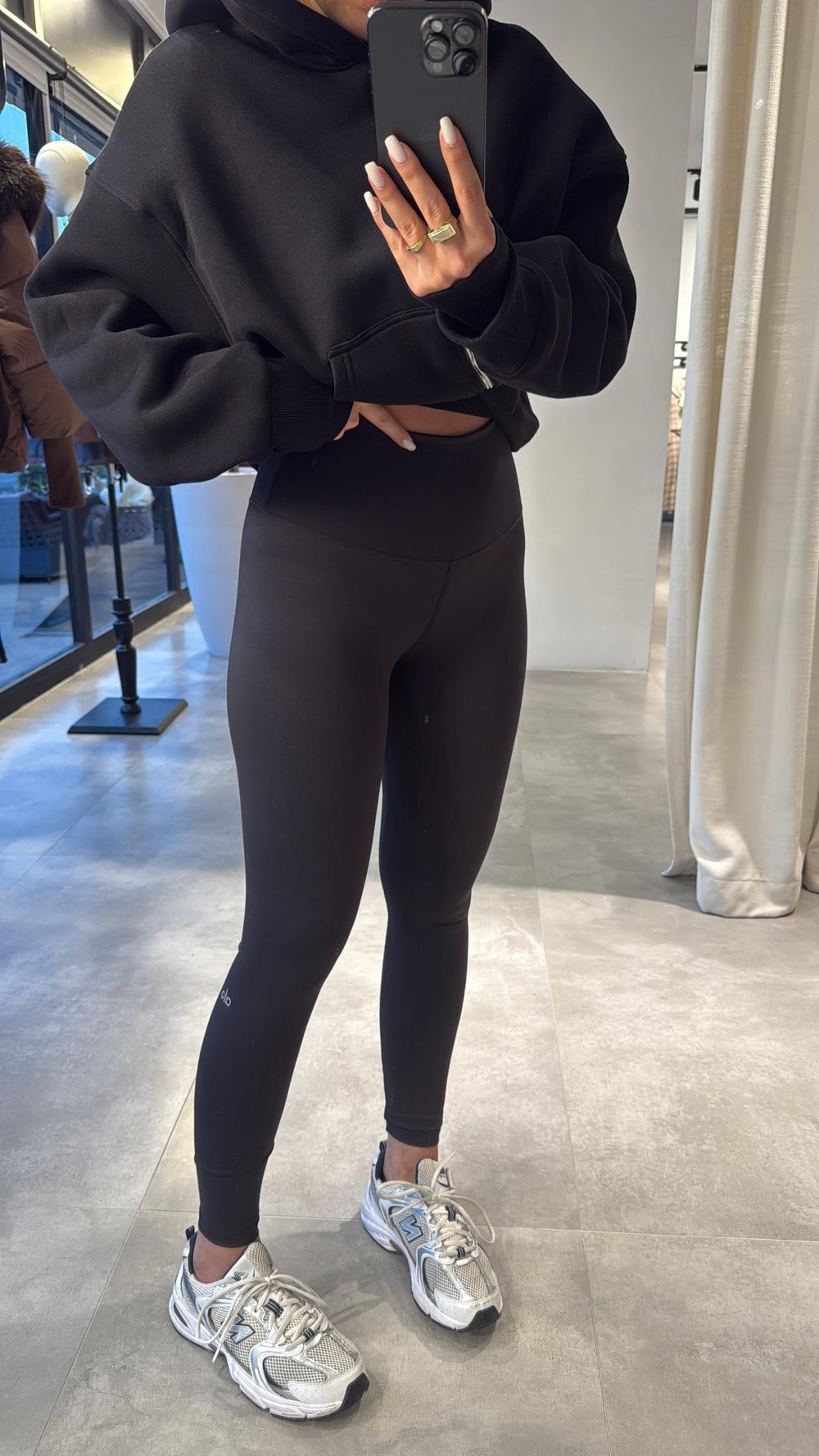Siyah Edwina Tayt