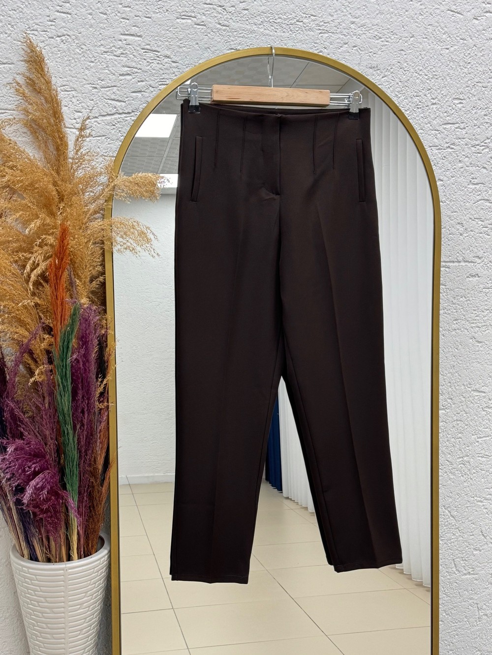 Beren Gizli Cepli Pantolon-MT1508 Kahve
