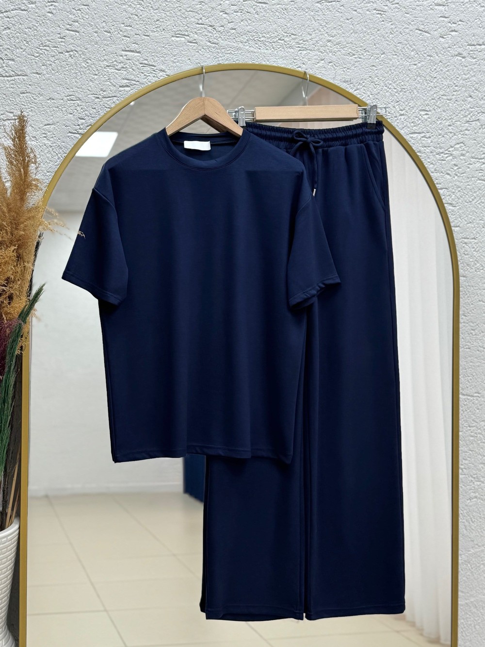 Bora Oversize İkili Pantolonlu Takım-CI2547 Lacivert
