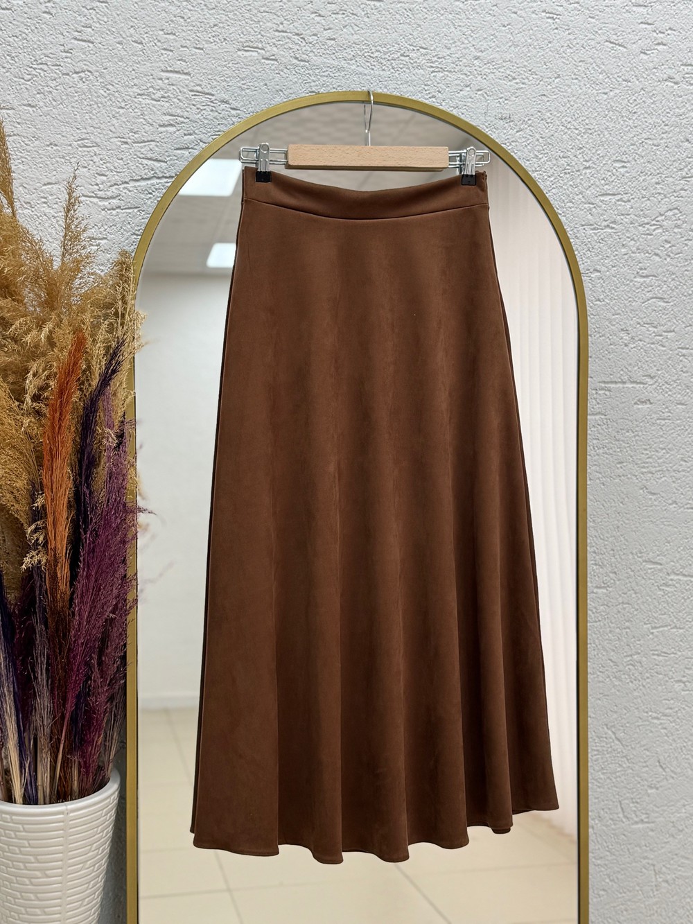 Gönül Süet Etek MT.001-BN4272 Taba