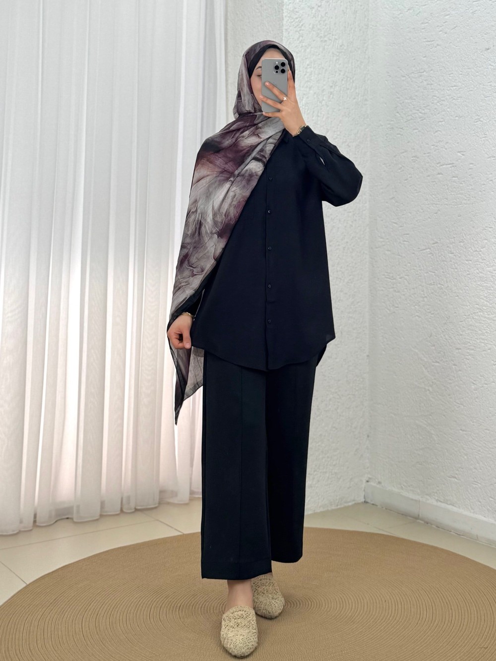 Ritim Tek Cepli Salaş Gömlek-Zİ2211 Siyah