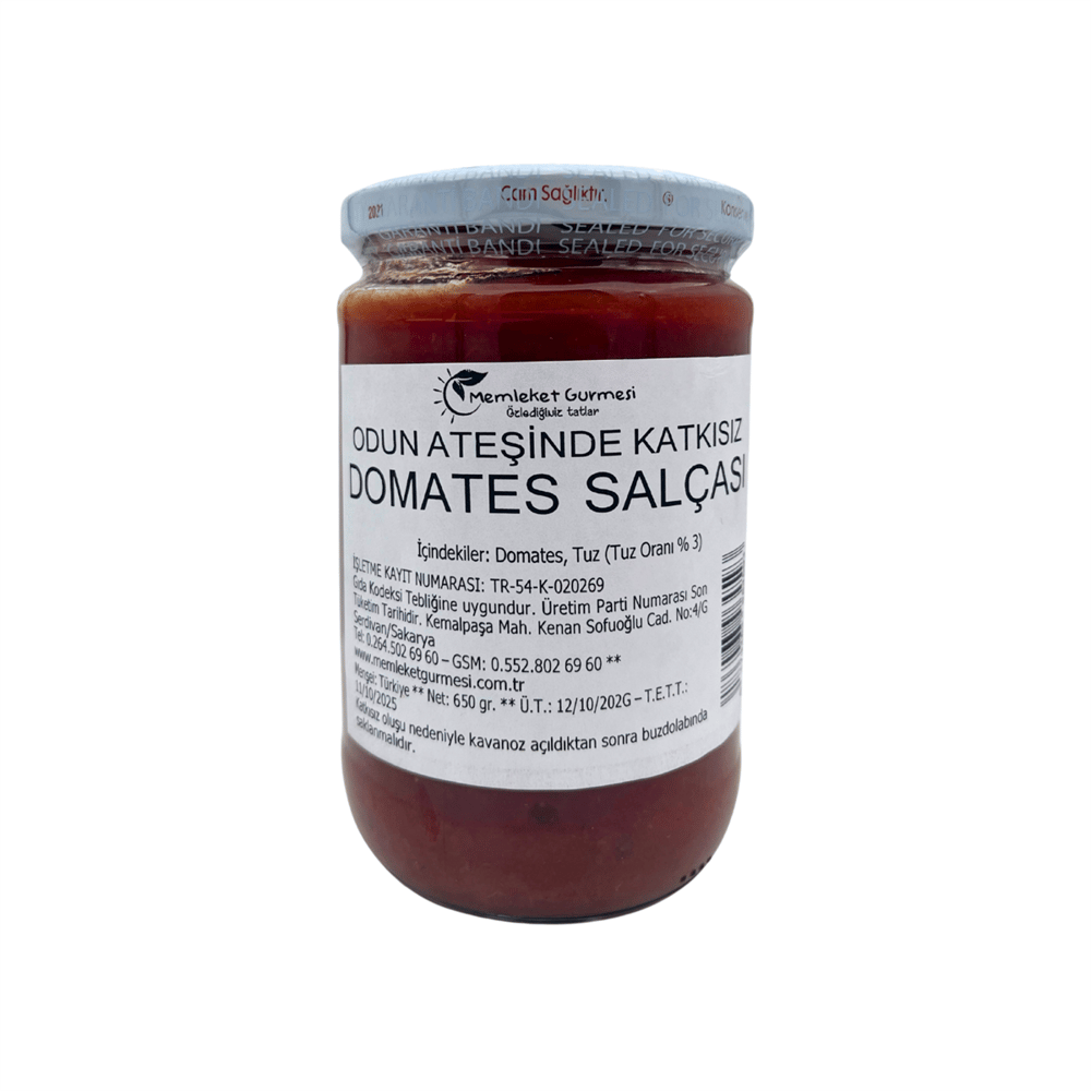 Vafi Odun Ateşi Domates Salçası 650 gr 1 ADET