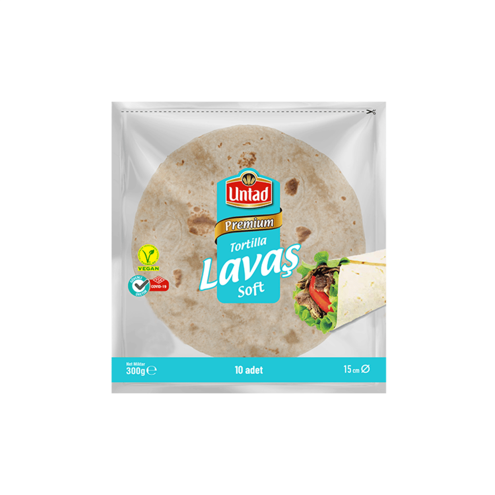 Untad 15 cm Lavaş 10 Adet