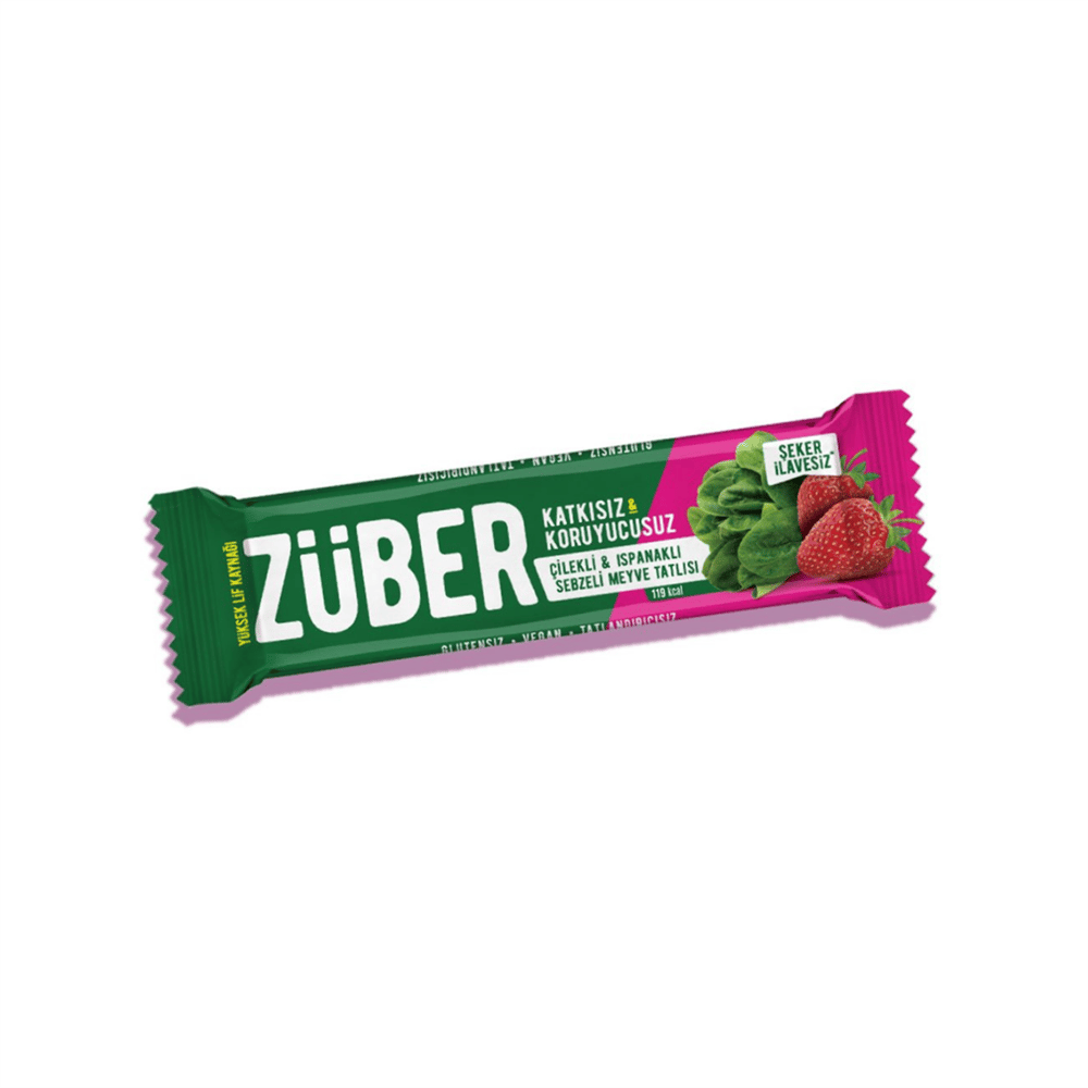Züber Çilekli&Ispanaklı Sebzeli Meyve Tatlsı 35 gr