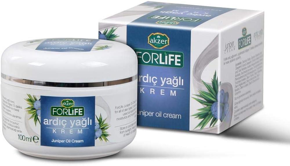Akzer Forlife Ak Söğüt Ekstraktlı Ardıç Yağlı Masaj Kremi 100 mlAkzer