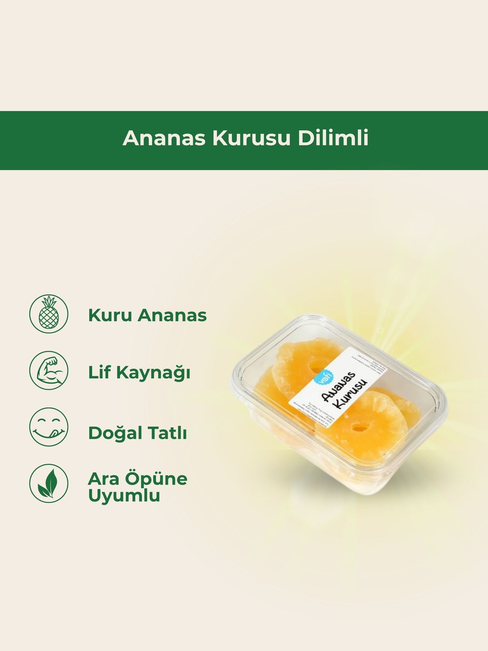 Ananas Kurusu Dilimli