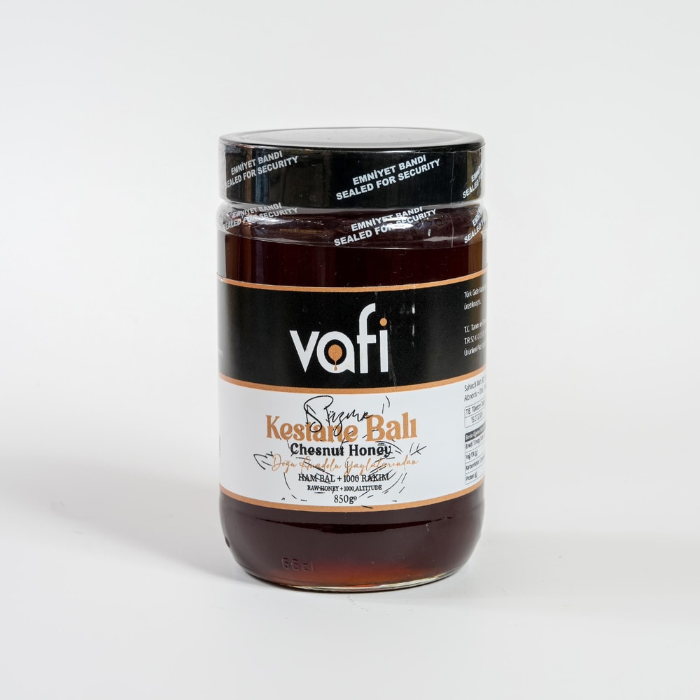 Vafi Artvin Süzme Kestane Balı 850 gr
