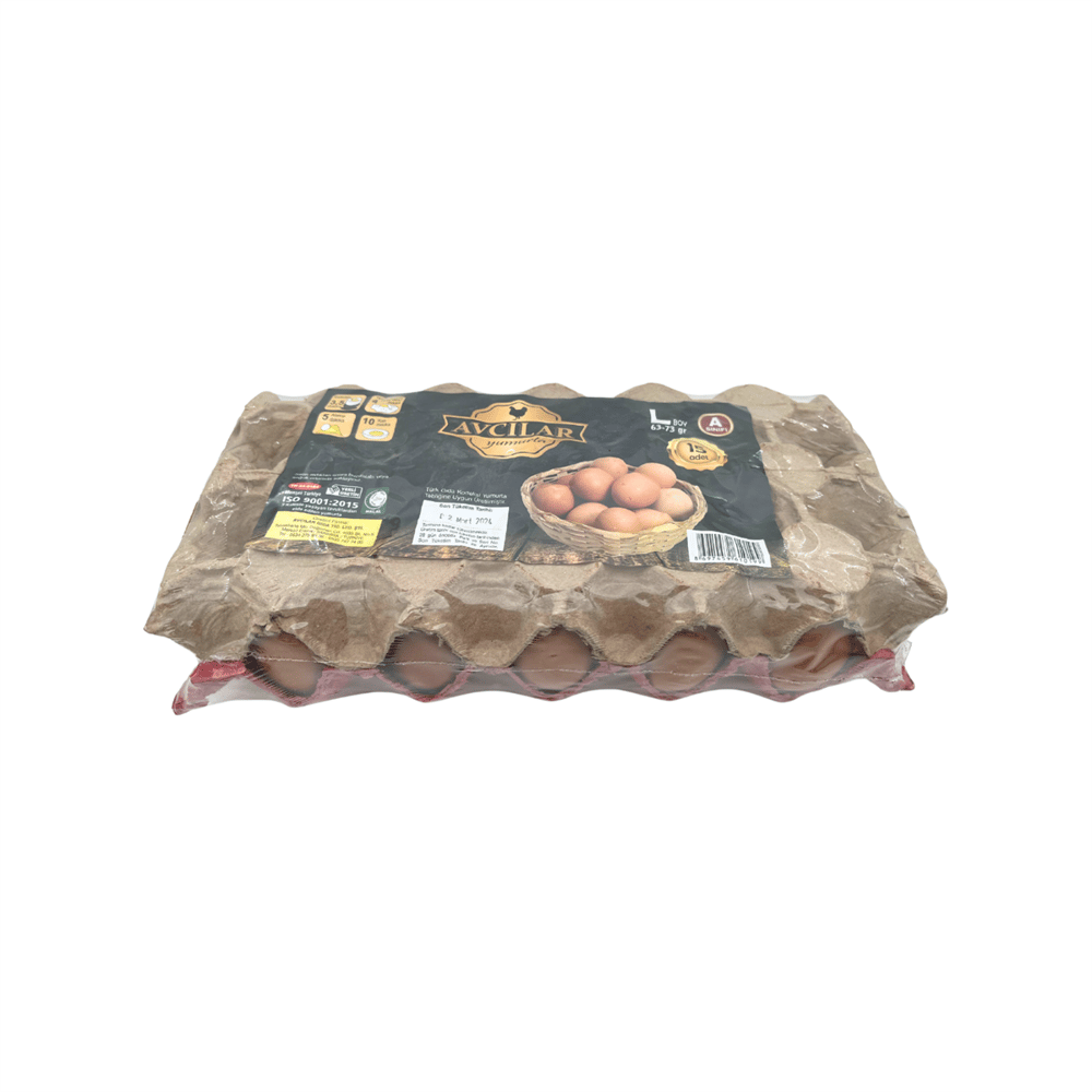 Avcılar Yumurta 15´li L Boy (Sarı)