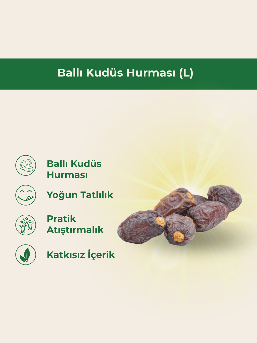 Ballı Kudüs Hurması (L)
