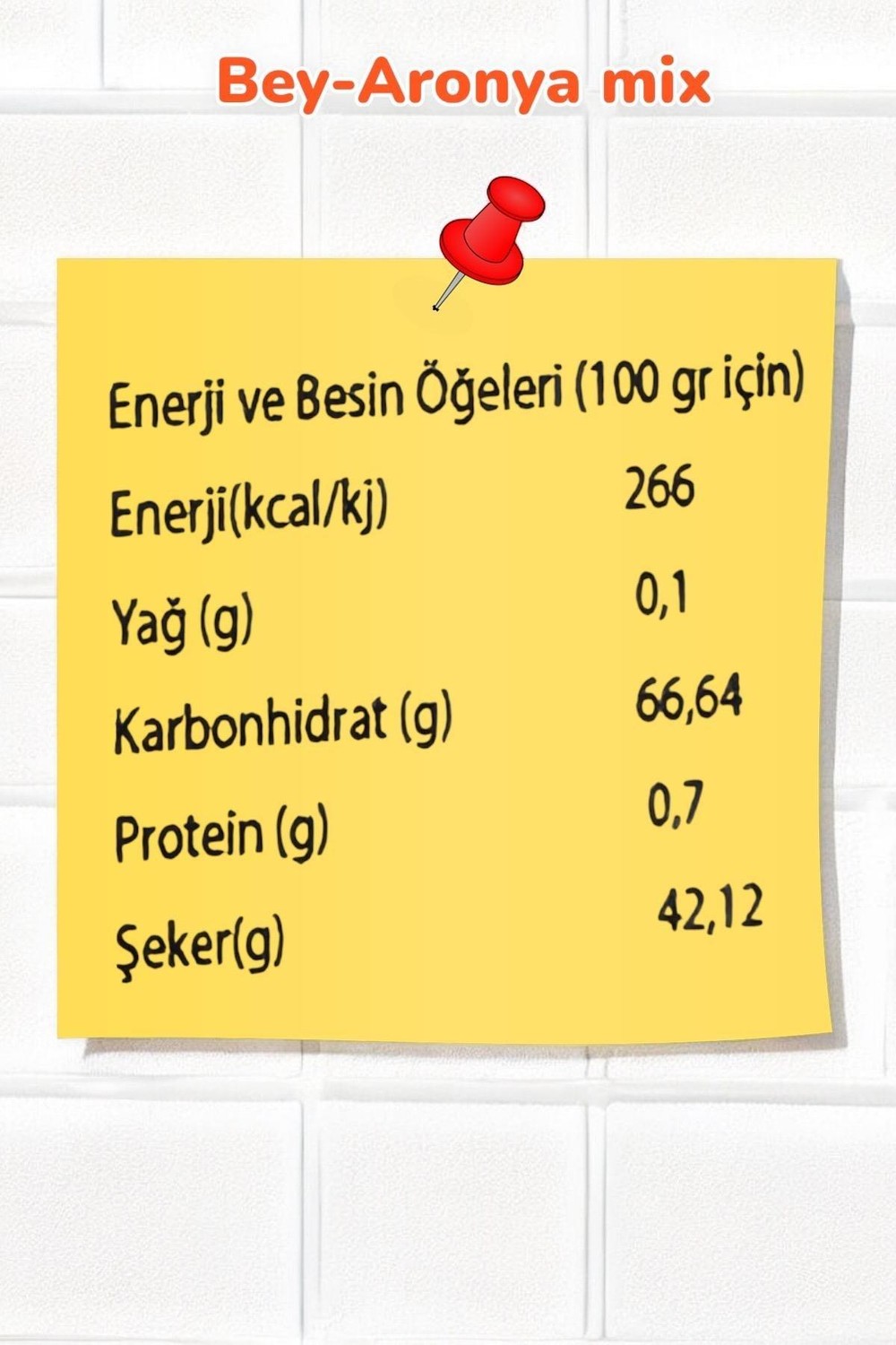 Beyorganik Organik Bey-Aronya-Mix 260 gr