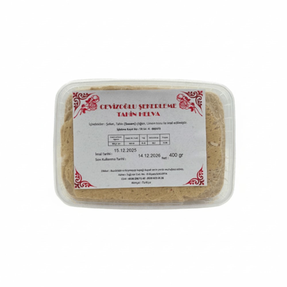 Cevizoğlu Sade Tahin Helvası 400 gr