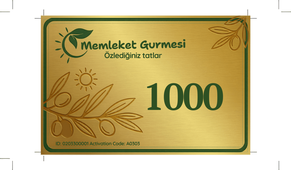 Dijital Hediye Ürün Alışveriş Kartı