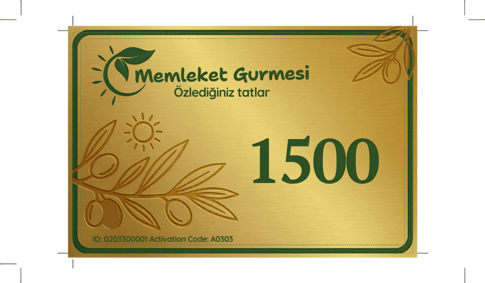 Dijital Hediye Ürün Alışveriş Kartı