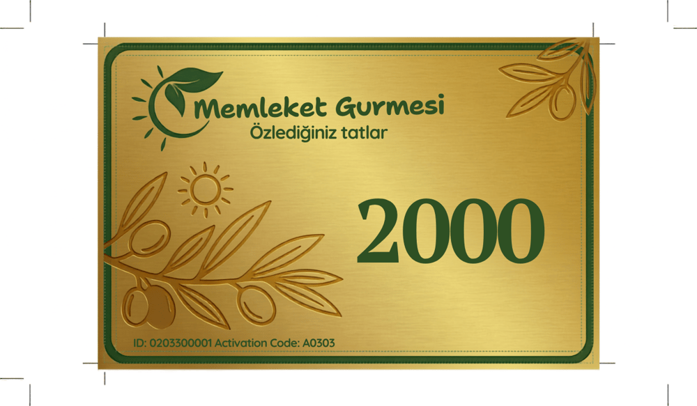 Dijital Hediye Ürün Alışveriş Kartı