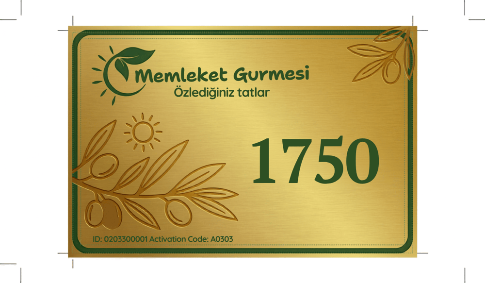 Dijital Hediye Ürün Alışveriş Kartı