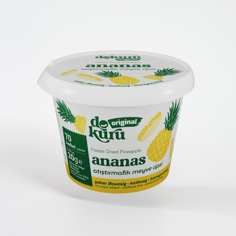 Dokuru Dondurularak Kurutulmuş Ananas 20 gr