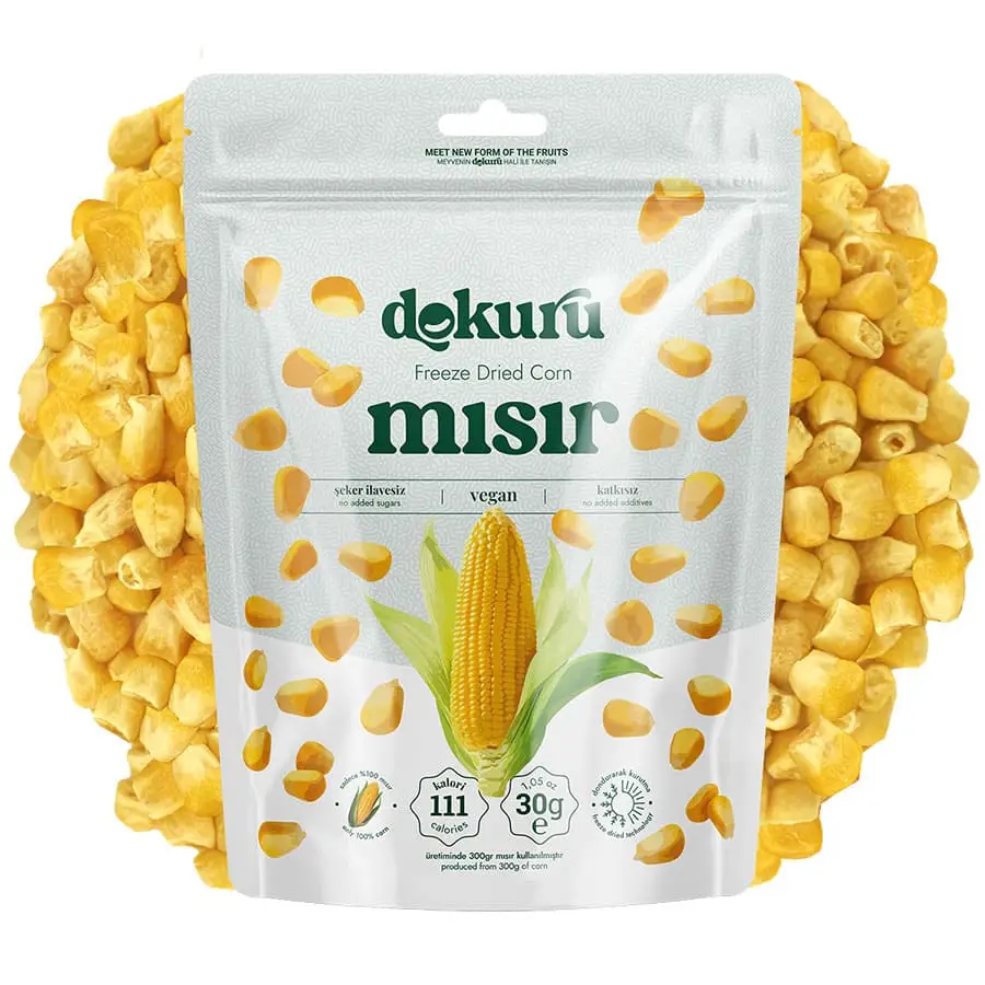 Dokuru Dondurularak Kurutulmuş Mısır30 grDokuru