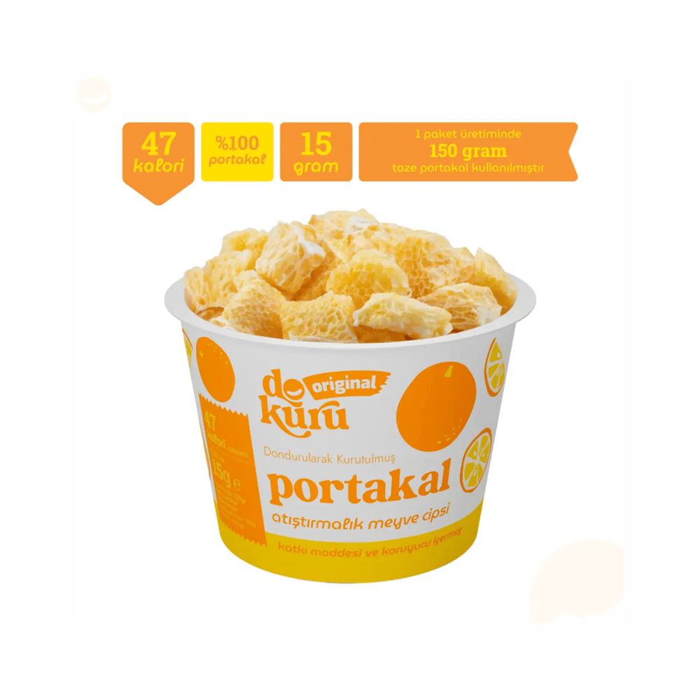 Dokuru Dondurularak Kurutulmuş Portakal 20 gr