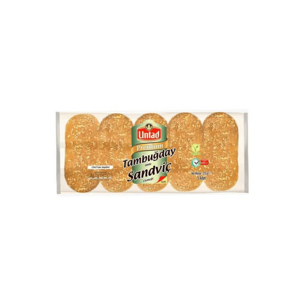 Untad Premium Tambuğday Sandviç Ekmeği 5*375 gr