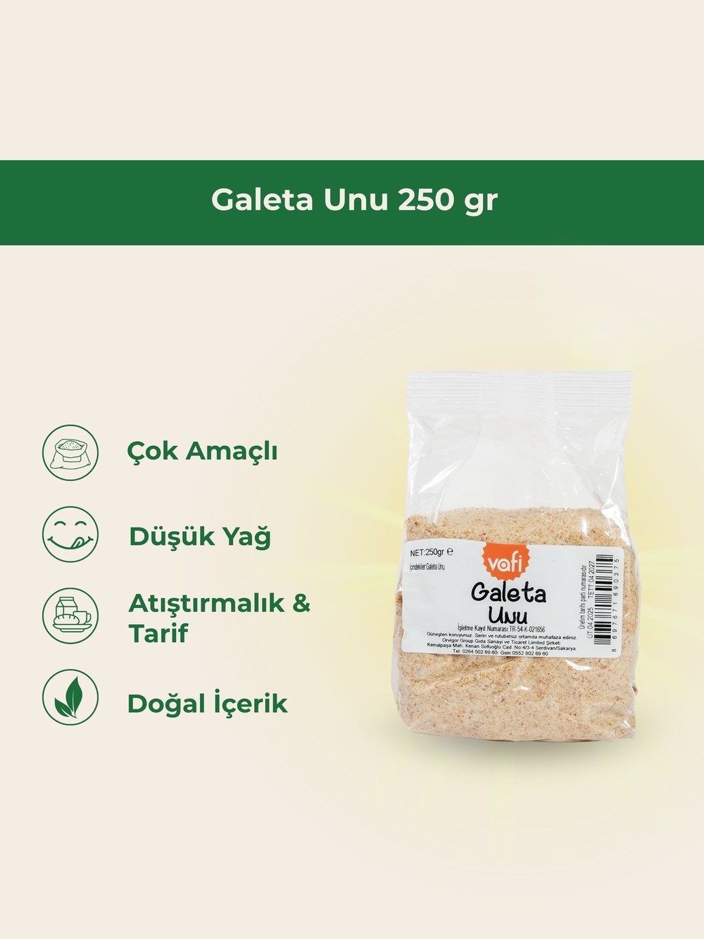 Galeta Unu 250 gr