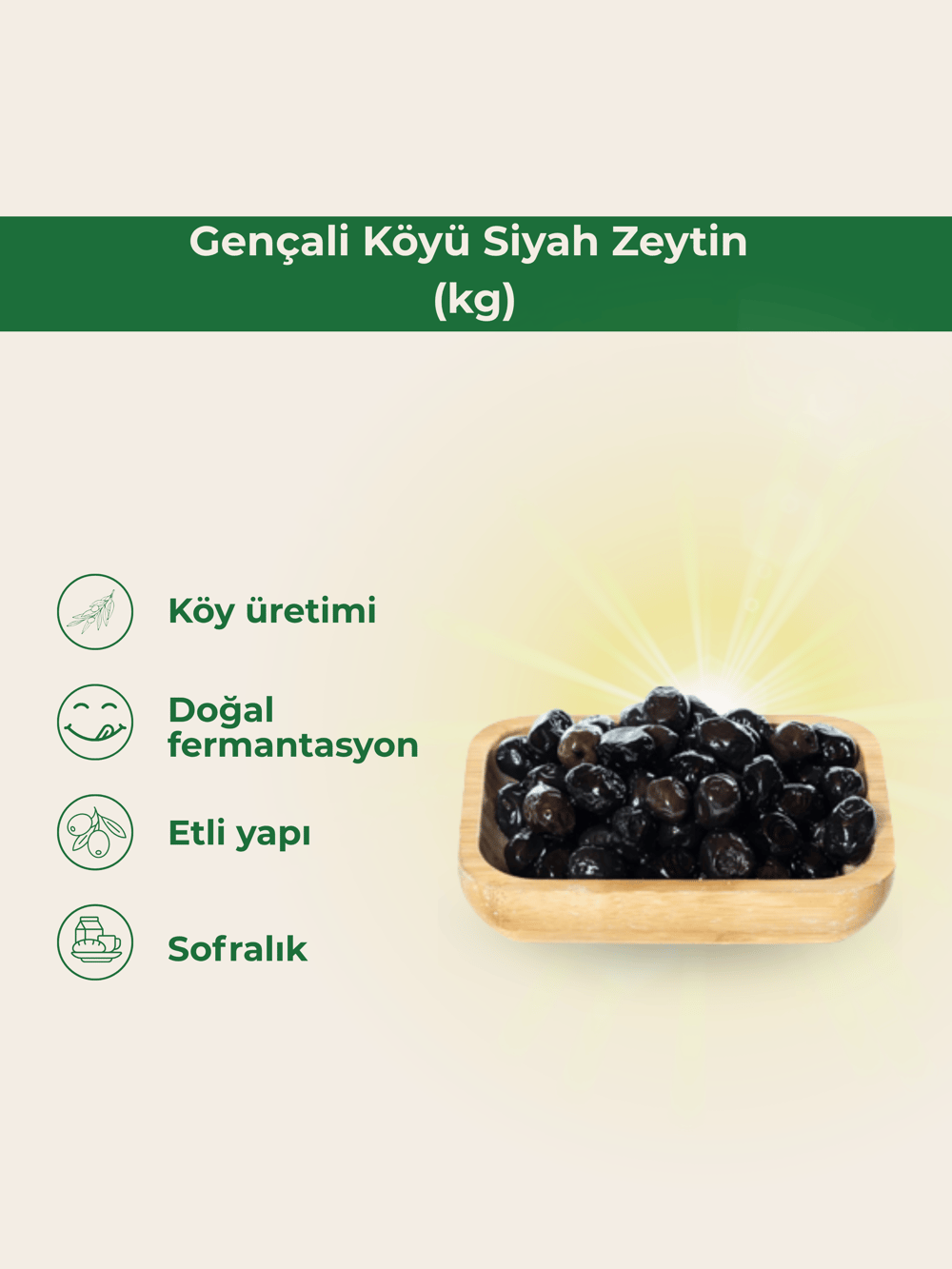 Gençali Köyü Siyah Zeytin