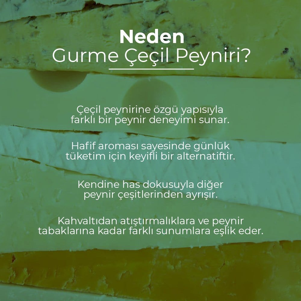 Gurme Çeçil Peyniri 250 gr