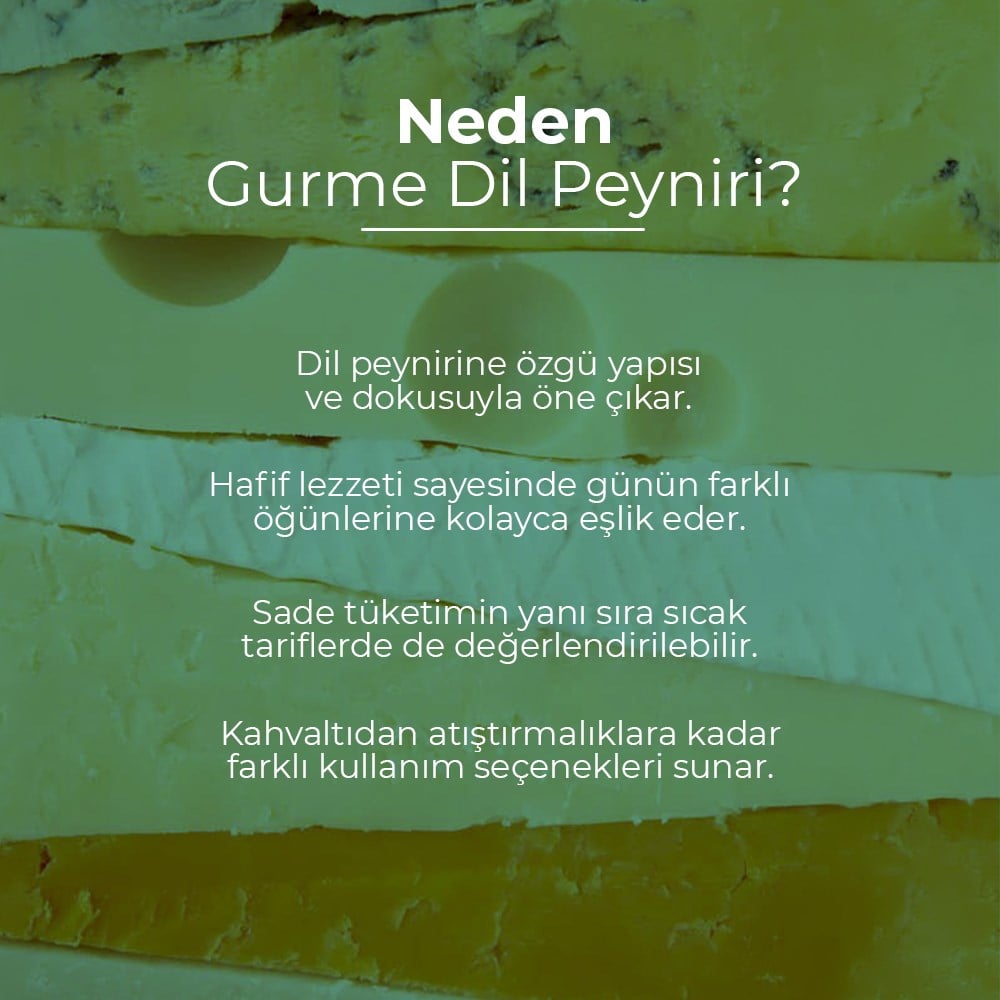 Gurme Dil Peyniri 250 gr