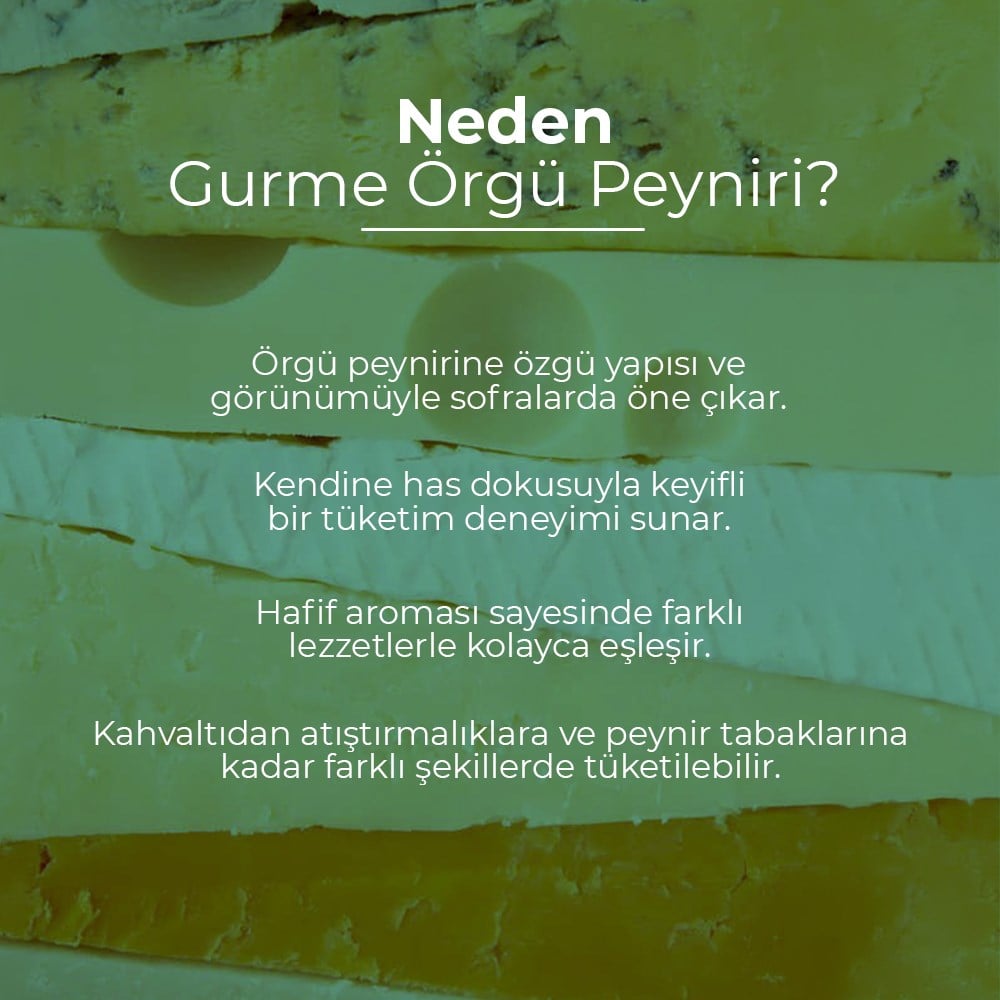 Gurme Örgü Peyniri 250 gr