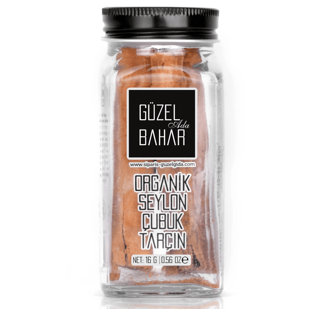 Güzel Ada Bahar Organik Seylan Çubuk Tarçın 16 grBRC LİFE