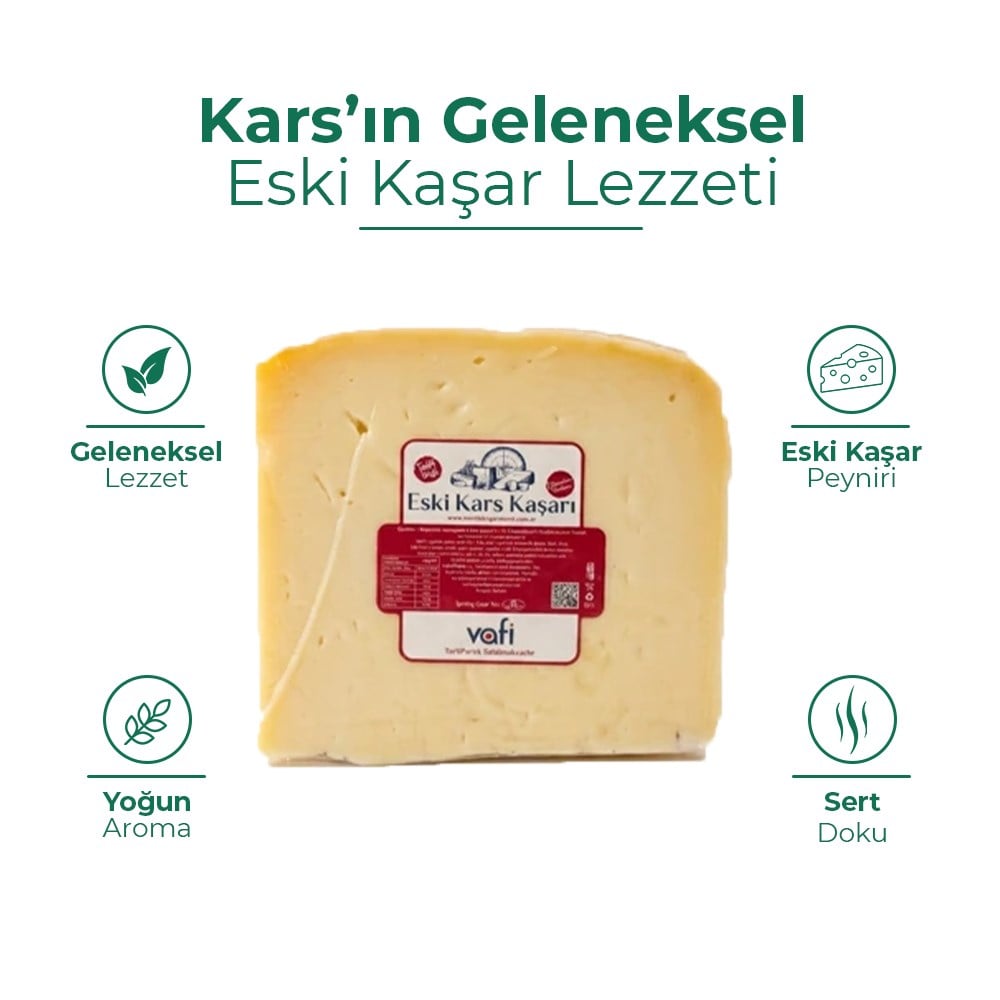 Vafi Kars Eski Kaşar Peyniri