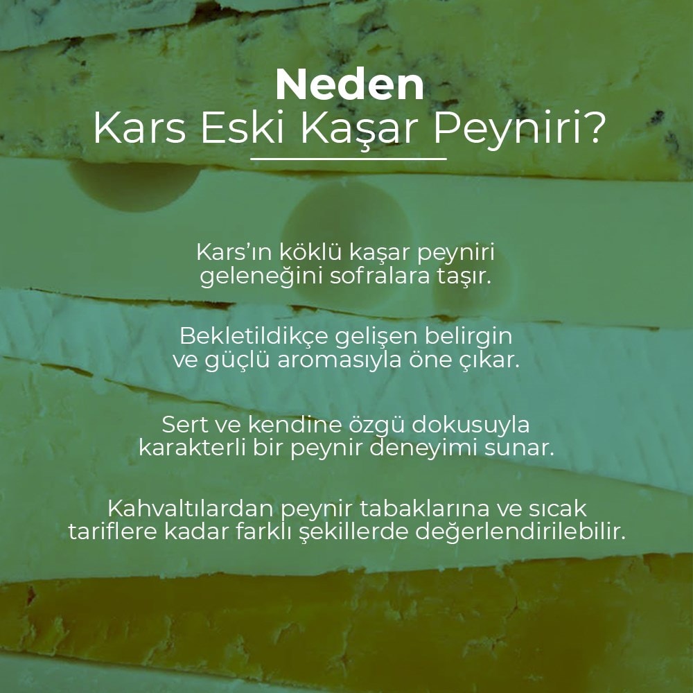 Vafi Kars Eski Kaşar Peyniri