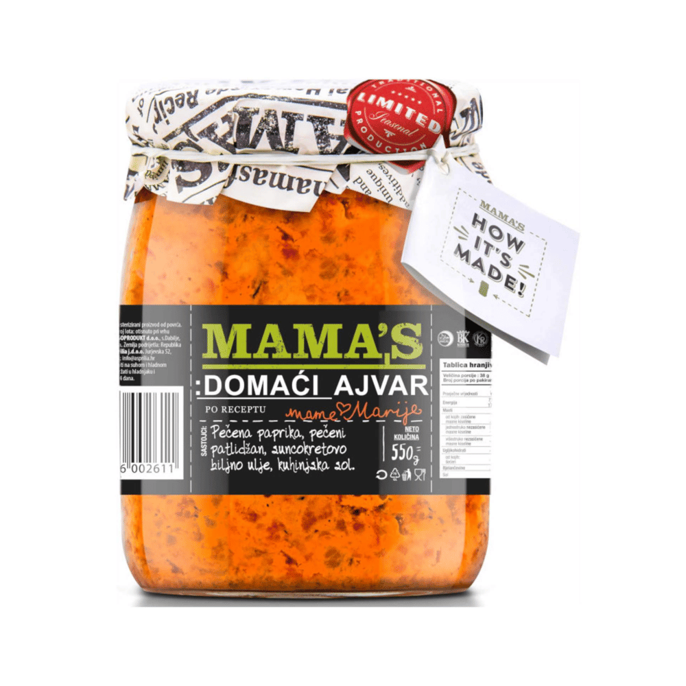 Mama's Ajvar 550 grMAMA'S